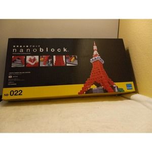 Nanoblock Tokyo Tower Deluxe Edition NB-022 Designed by Kawakami Japan 1420 pcs